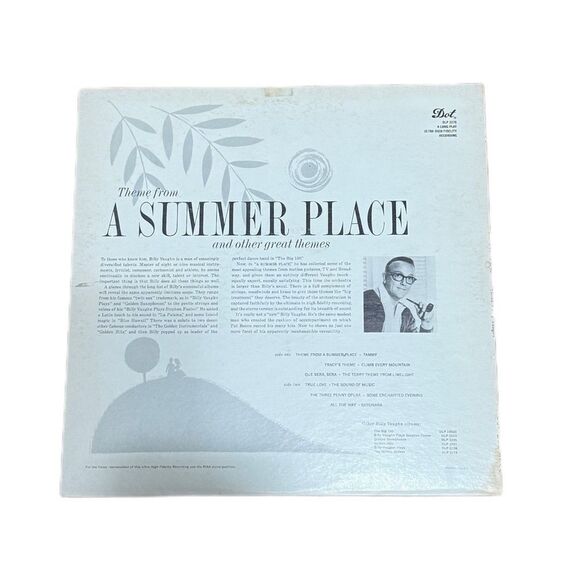 Theme from A Summer Place Vinyl Record - Picture 2 of 2
